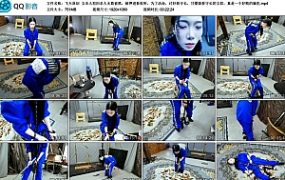 【飞天原创】女杀人犯因杀人无数被抓，被押进看收所，为了活命，讨好看守长，甘愿做看守长的女奴，真是一个好贱的骚犯