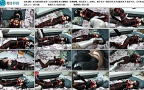 新人欣月黑丝首秀！长发及腰全身红绳捆绑，胶带封嘴，双玩具齐上