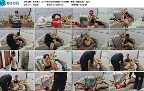 【夜色袭人】女子下班回家后的遭遇（丝巾堵嘴，蒙眼，自我抚摸）