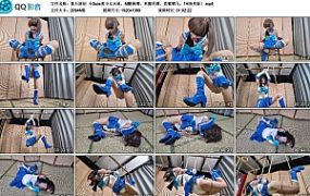 【象人原创】小0cos美少女水星，M腿椅缚，单脚吊缚，直臂驷马，1H纯享版！