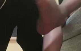 【阿月】闻舔灰丝脚深喉