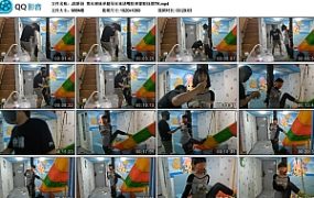 【JS原创】黑丝棉袜单腿吊丝袜堵嘴胶带蒙眼抚摸TK