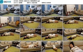 【胜景影视】女M被全身上下捆绑堵嘴挣扎