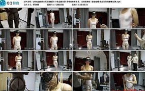 路由原创 舞蹈生小欣试题问答 答错就要被电击，还要被捆住 超紧股绳 勒出完美的腰