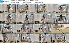 【涵涵】分腿吊PAOJI爽调，口舌侍奉，激烈手冲，前后夹击