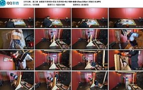 【意之窗】汤圆真空袋窒息+固定木质刑架+绳子勒B+滴蜡+Zhen动棒tj+口球流口水