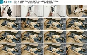 【绿帽学院】肉丝 透明高跟2 捆绑户外小行走 超紧捆绑 大棒子泡泡机 受不了