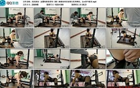 【浅浅原创】金属拘束架系列（06）麻绳来回拉扯着头发和钢沟，让m苦不能言