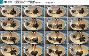 【球球原创】浴缸捆绑调教