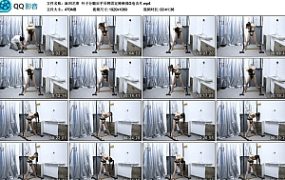 【趾间艺束】叶子分腿后手吊铐固定棒棒强G电击片