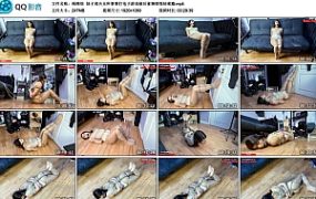 【绳精病】妹子成天无所事事打电子游戏被后爹捆绑强制戒瘾