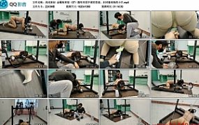 【浅浅原创】金属拘束架（07）圆形牢固手球的里面，封闭着母狗的小爪