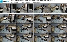 【理想生活】入室劫持人质 入室盗窃，劫持运动回来的少妇