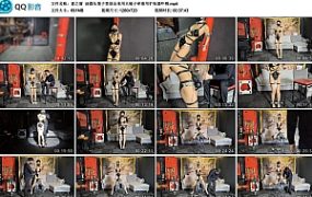 【意之窗】汤圆从笼子里放出来用犬链子牵着用扩张器吓唬