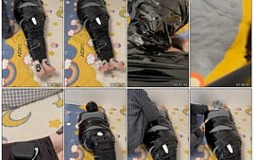 【暖梦原创】吴晗体验全包木乃伊窒息电击捏胸玩弄