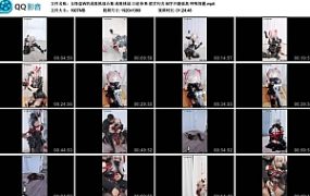 【女怪盗W的逃脱挑战合集】逃脱挑战 口蛇侍奉 假羊叼含 M字开腿强高 呼吸抑置