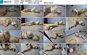 【一绳所爱】依依脱缚挑战（三）丝袜全包