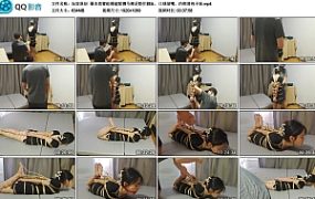 暴杀直臂蛇缚超紧驷马裸足勒住脚趾，口球堵嘴，约绑清纯小妹