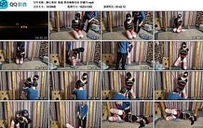 【随心原创】杨蕊 黑体操服白丝 折腿吊