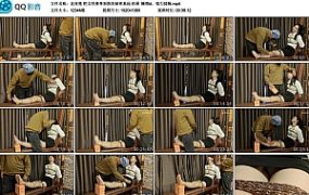 【龙飞绳艺】老虎凳 把女同事带到我的秘密基地 掐晕 捆绑kt，强力揉胸