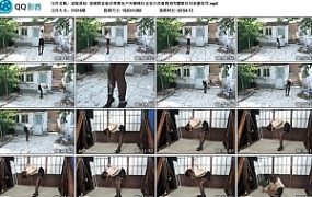 【试炼原创】倩倩职业装吊带黑丝户外镣铐行走室内苏秦背剑弯腰限位吊放置惩罚