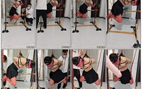 【磊哥原创】单杠骑木马 狗蛋单杠悬吊骑木马，疼得嗷嗷哭嗷嗷叫，精彩一瞬间