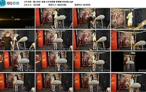 【随心原创】杨蕊 白丝体操服 重镣跑步机体验