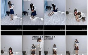 【咕咕精】双马尾jk茶茶裸足自愿女囚体验