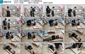 【奥特曼】直臂捆绑果果，口含口球捆绑放置