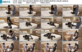 【恋鱼日记】黑丝女仆装 含着充气口塞胶带包头 被肛珠入侵的嗷嗷叫 最后绑在椅子上炮机zd棒一起折磨