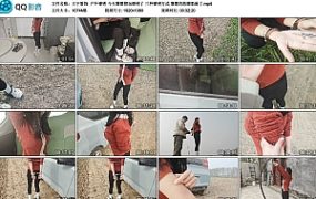 【王宇服饰】户外镣铐 今天慧慧想玩镣铐了 三种镣铐方式 慧慧的胳膊勒麻了