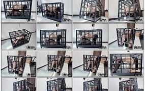 【缚心室】双马尾女学生的兔笼体验，两种姿势黑丝+啵啵贝，秒C神器，超长时长失控模…