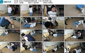 绳之韵 小学妹瑾瑜极限直臂驷马放置，大口球，驷马挣扎鞭打