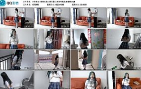 【子衿原创】琦琦五花口球大量口水室外挑战爬楼梯