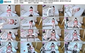 【绳缚日本】粉嫩白丝萝莉;炮机插入强制;强力郊狼电击;乳夹;日式紧缚;震动棒;钢拷等…