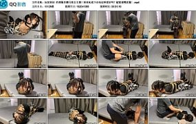 约绑暴杀驷马美女主播！原来私底下还有这种爱好吗？超紧堵嘴放置！