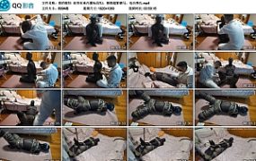 【我的媳妇】连身丝袜内置玩具TJ、极限超紧驷马、电击挣扎