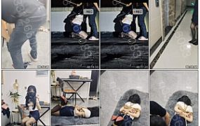 【欢乐谷】被捆绑过后逛天台然后滴蜡