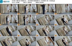 【绳舞飞扬】笑笑旗袍片足……美女笑笑新中式旗袍紧缚片足，红红的狗骨头口塞，口水收集