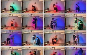 【山鬼原创】骚货林曦儿被吊起来还不老实