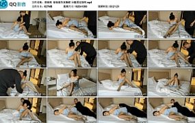 【束缘阁】染染蓝色抹胸裙 分腿固定挠痒