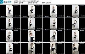 【绳舞飞扬】萍，白袜美少女服片足吊