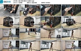 【涵涵】墙制分腿站立 玩虚脱了